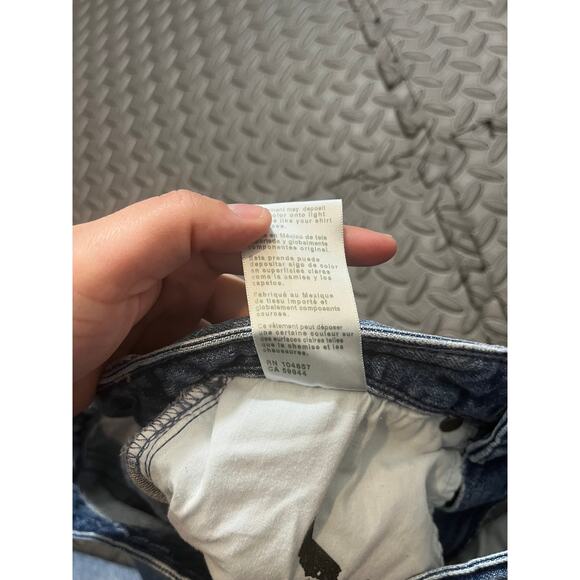 AG Womens Contour 360 Remy Low Rise Boxy Straight Japan Jeans Blue Y2K Size 23 - Picture 5 of 10